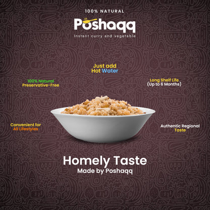 Ready in 3 mins sheera mix by Poshaqq – hassle-free Indian sweet, zero kitchen waste