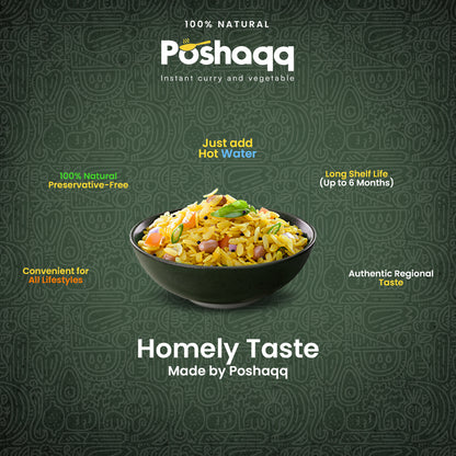Instant kanda poha by Poshaqq – no prep, no waste, fast breakfast

