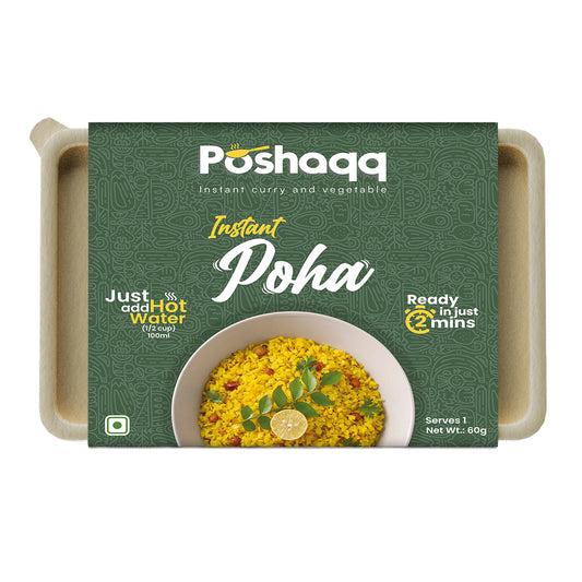 Instant kanda poha by Poshaqq – no prep, no waste, fast breakfast

