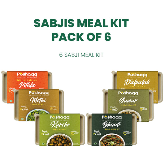 Sabji Meal kit bundle Pack of 6